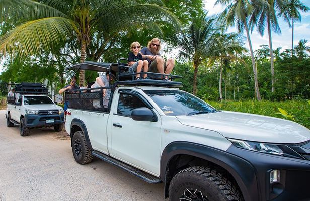 Eco-Friendly 4x4 Jungle Safari in Koh Samui with Waterfalls