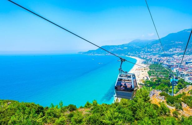 Explore Alanya City by Bus with Boat Ride and Cable Car