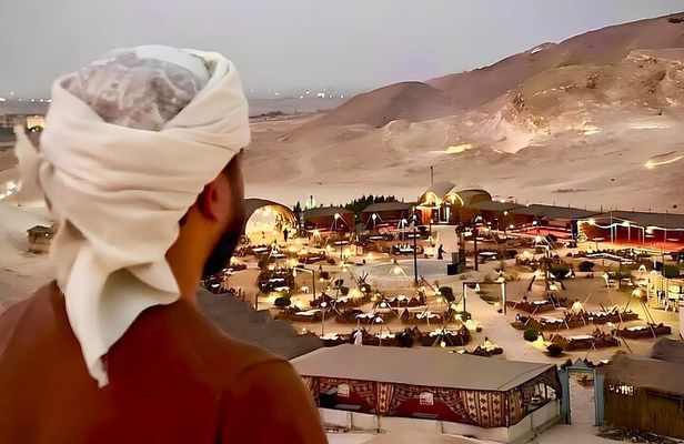 "Magical Arabian Night: Bedouin Feast & Live Show in Giza Desert"