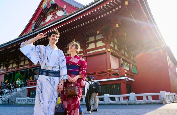Tokyo Asakusa Kimono Rental Experience