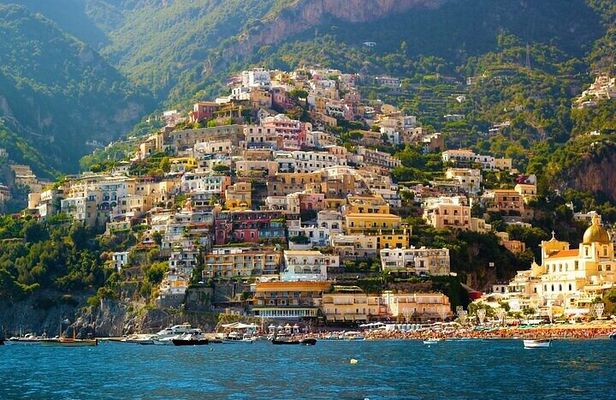 From Rome: Amalfi Coast, Positano & Amalfi by boat and train