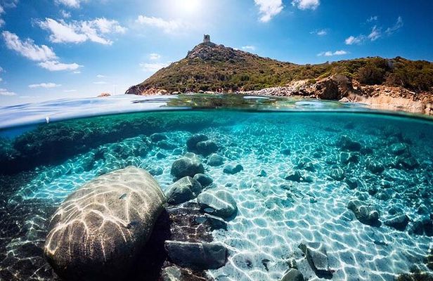 Villasimius: Porto Giunco Beaches and Campus Tour from Cagliari