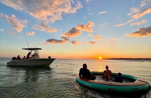 Destin Private Boat Tours Dolphin Crab Island Snorkel Sunset