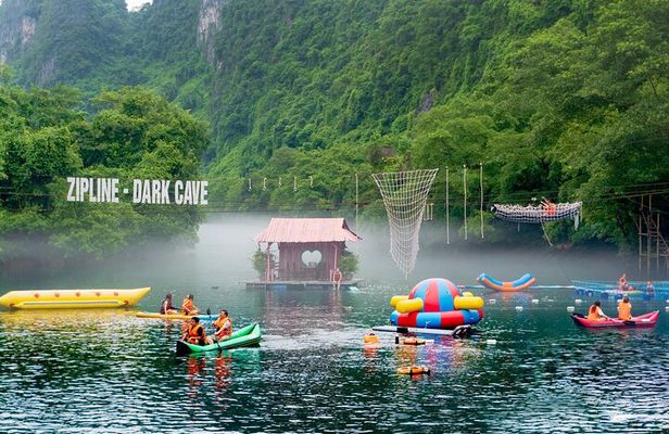 From Hue: Paradise Cave and Dark Cave Day Tour