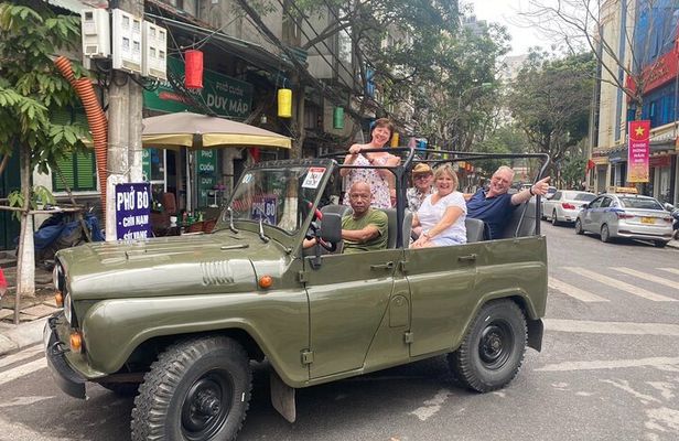 Hanoi Half Day City by Legendary Russian Jeep