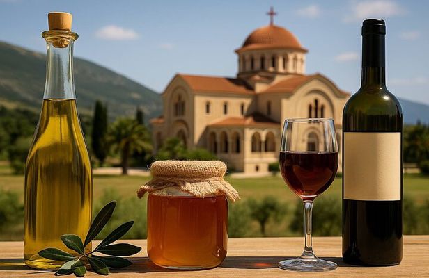 Kefalonia Private Tour with Honey Olive Oil and Wine