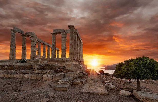 Athens Private Cape Sounion Sunset Tour – Temple of Poseidon