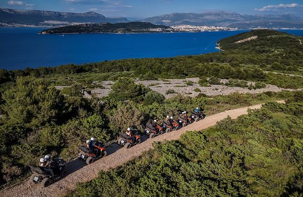 From Split & Trogir: ATV Quad Tour on Island Čiovo