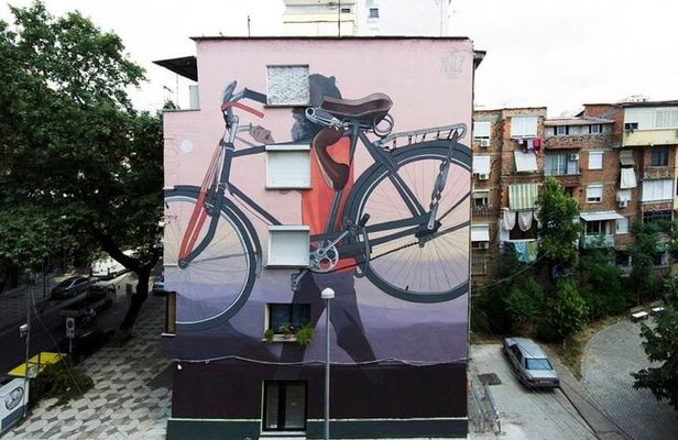 Tirana Mural Bike Tour: Street Art, Culture & Photography Stops