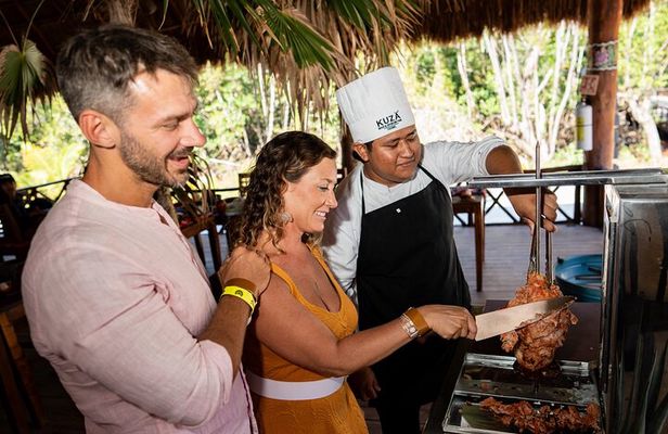 Cozumel Kuzá Beach & Adventure Park Deluxe Pass & Mexican Flavors