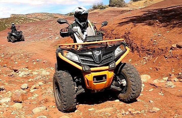 Quad ride in the Ouzoud Waterfalls