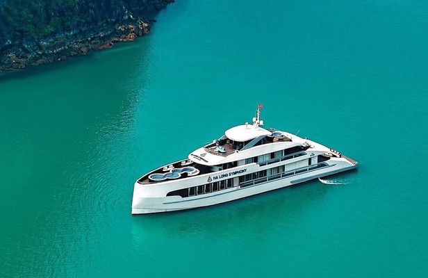Symphony Top 5 Star Day Cruise Halong Bay with Jacuzzi & Lunch