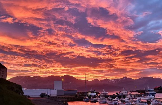 Sunset Boat tour in Iceland