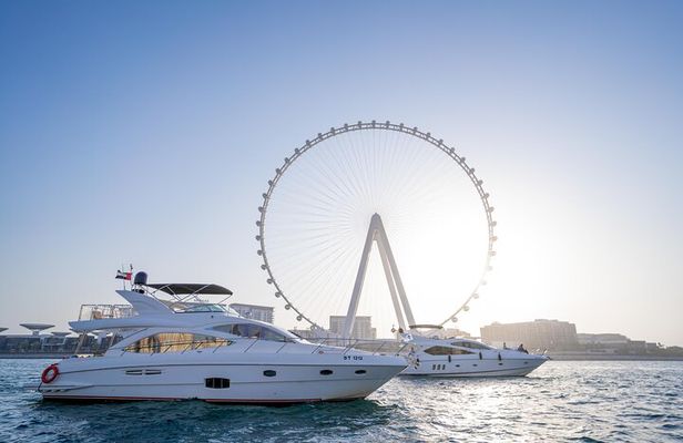 Dubai Marina Midday Yacht Cruise with BBQ & Drinks