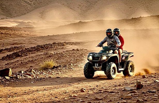 Marrakech: Agafay Desert Quad Biking & Camel Trek & Dinner & Show