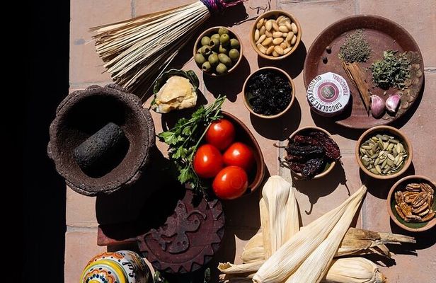 4 Moles Oaxacan Cooking Class with Traditional Cook