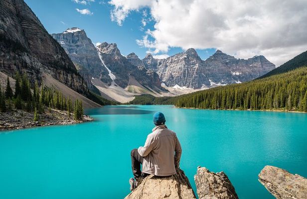Moraine Lake, Lake Louise,Banff Town,Johnston Canyon from Canmore