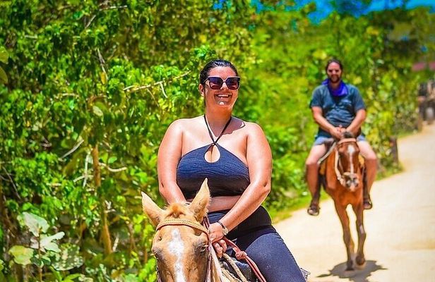 Horseback Riding and Buggy and Macau Cave and Beach Tour