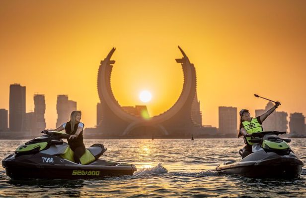 Doha Self Ride Jet Ski Experience with pickup and drop off