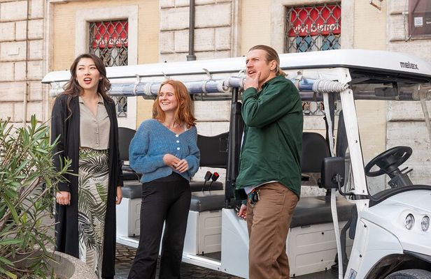 Explore Rome Highlights by Golf Cart Tour