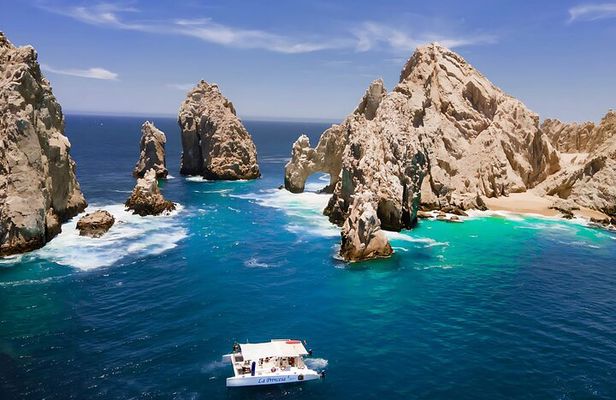 Cabo Catamaran Tour: Snorkeling & Unlimited Drinks Included