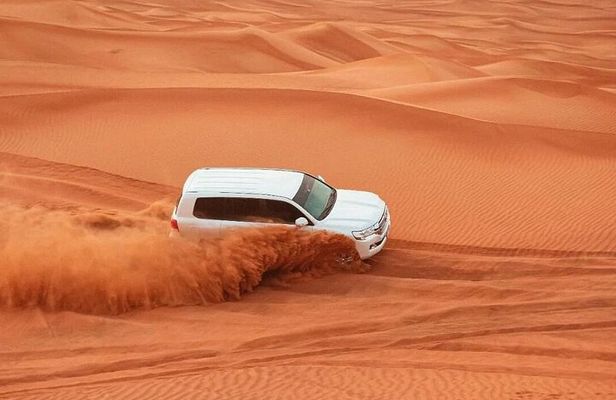 Dubai Private Morning Safari Dune Bashing Camel Ride Sandboarding