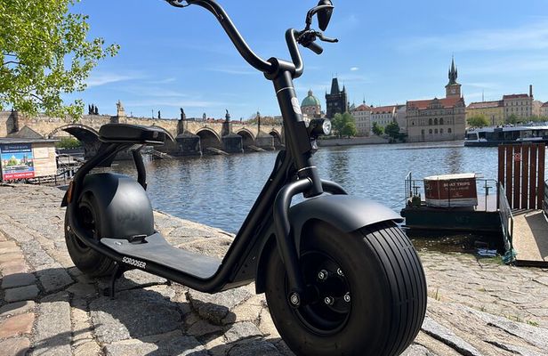Prague Fat Tire E-Scooter Tour with A Local Guide