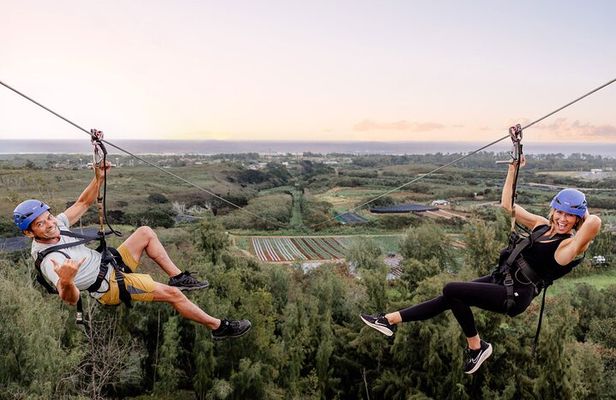 Zipline Tour on North Shore