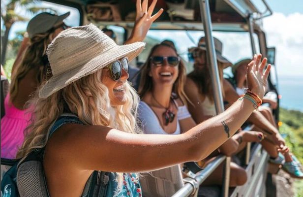 Fun & Affordable! West Maui Open-Air Sightseeing Tour!