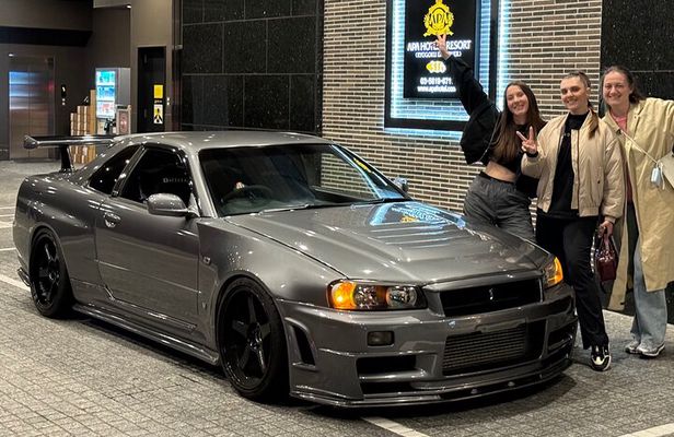 R34 ride and JDM car meet Daikoku PA with Local Guide