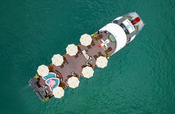 Luxury Ha Long Bay Pamela 5-Star Day Cruise from Harbor
