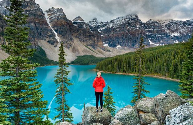 Moraine Lake Banff Town Lake Louise Johnston Canyon Bow Falls