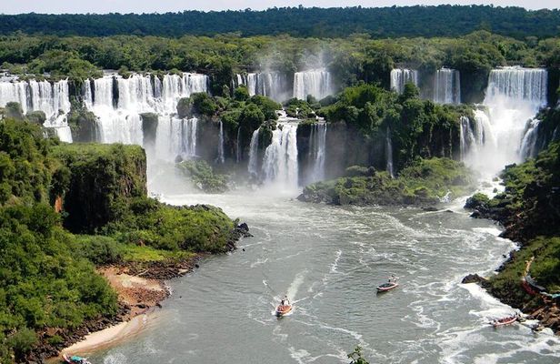 Iguazu Falls Full Day Brazil and Argentina with BOAT ADVENTURE