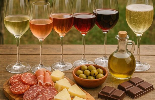 Premium Winery with 7 Tastings and Castle from Alicante and Benidorm