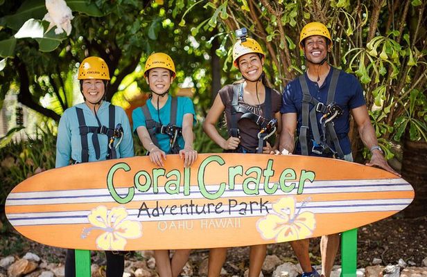 3 Zipline Adventure with Waikiki Transportation