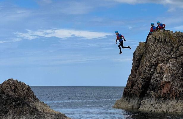 Coasteering Adventure at Portknockie and Bow Fiddle Rock