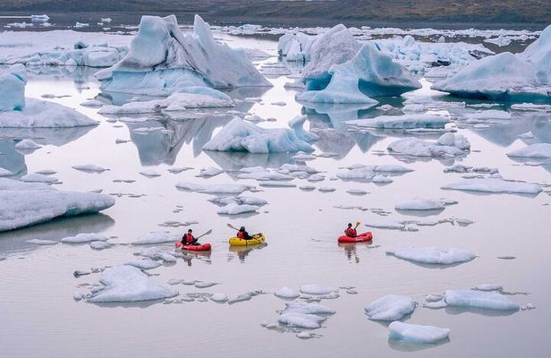 Glacier Lagoon Kayaking Adventure in Skaftafell Iceland