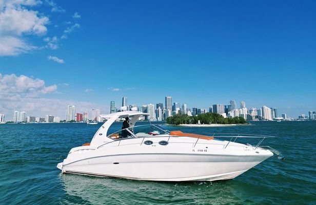 Private Captained Boat Tour in Miami for up to 12 Passengers