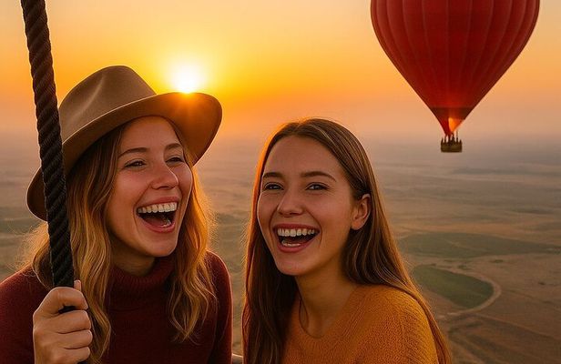 Sunrise Hot Air Balloon Flight over Marrakech +Moroccan Breakfast