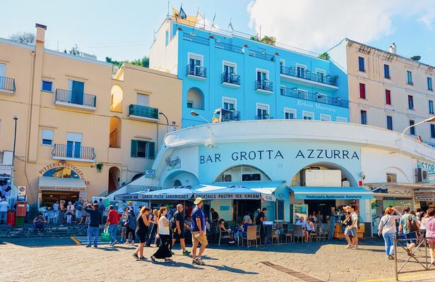 From Naples: Capri and Anacapri Small Group Tour + Ferry