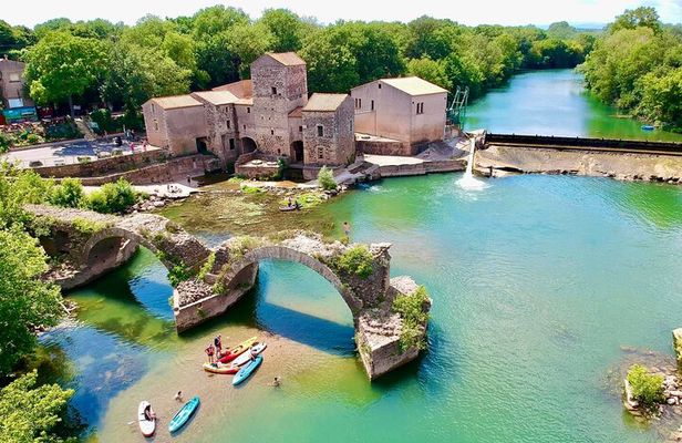 Guided kayak and paddle tour on the Herault