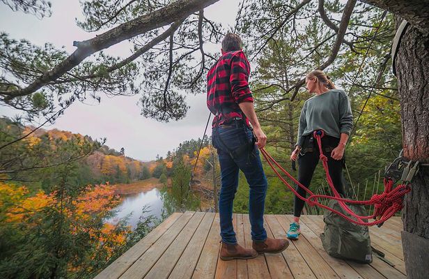 Canopy Tour at Haliburton Forest