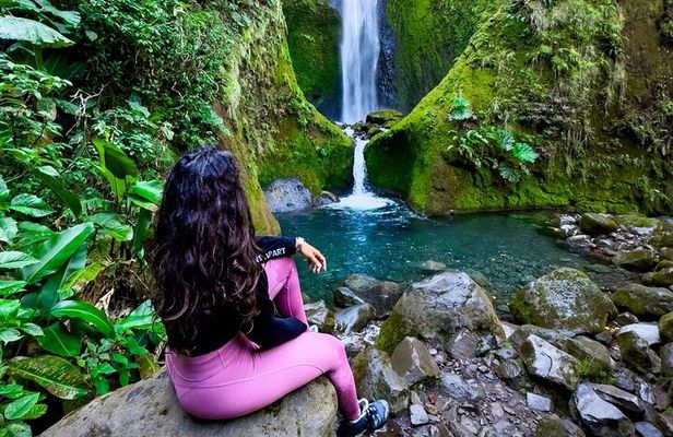 Costa Rica Canyon Waterfall Bajos del Toro