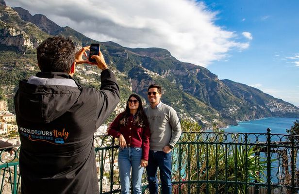 From Naples: Capri & Amalfi Coast by boat, Semi-Private Tour