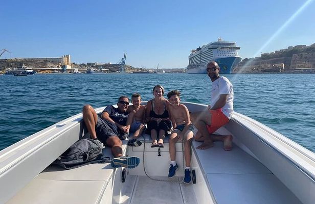 Half Day Malta Speedboat Charter 