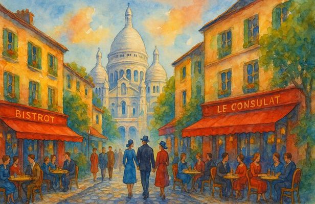 Watercolor Workshop in Montmartre