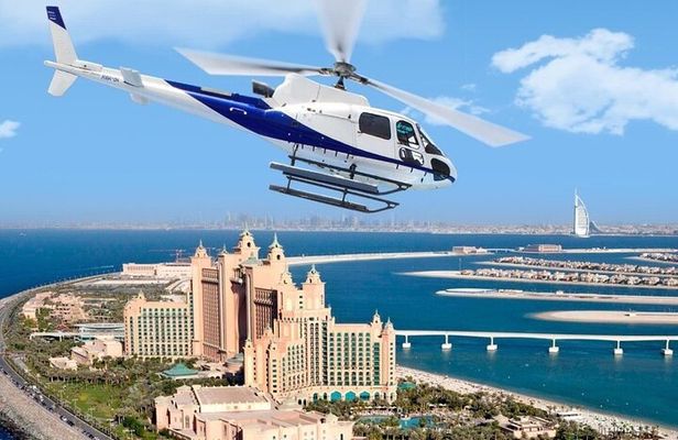 Dubai Helicopter tour with both way Private transfers