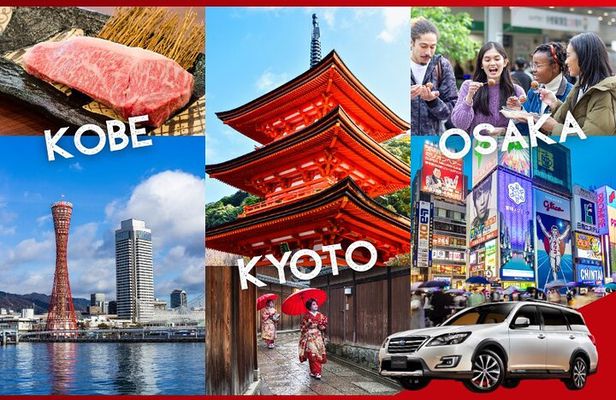 Custom 1Day Shore Trip from Kobe by Wagon with Local Driver Guide