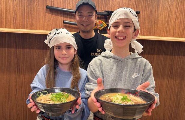 Kyoto Ramen Spoon Painting & Michelin Cooking Class