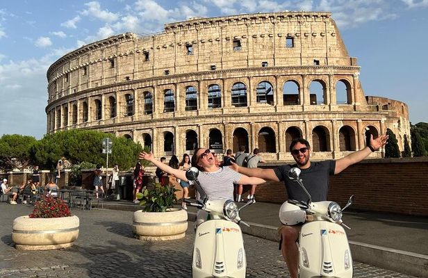 Rome Vespa Tour with Gelato Stop
